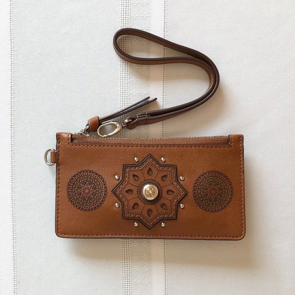 Brighton Mosaic Card Holder Wristlet Wallet